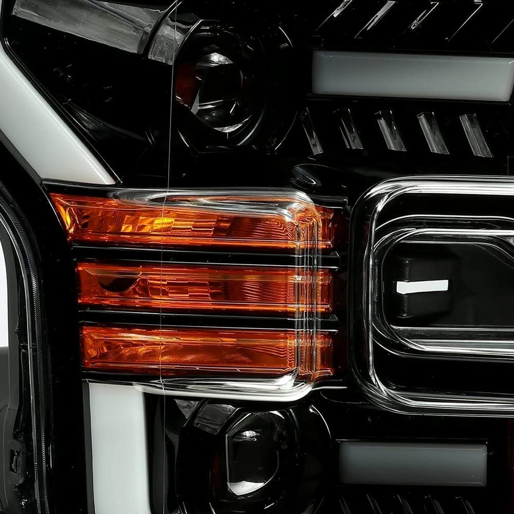 880168 AlphaRex USA LUXX Series LED Projector Headlights w/Activation Light and Driver Running Light fits Ford F-150