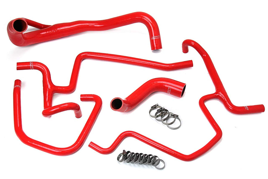 Red HPS 57-1646-RED Silicone Radiator and Heater Hose Kit