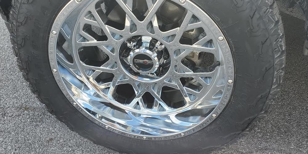 20x10 Vision Rocker 412 8x170-25mm Chrome Wheel Rim 20" Inch