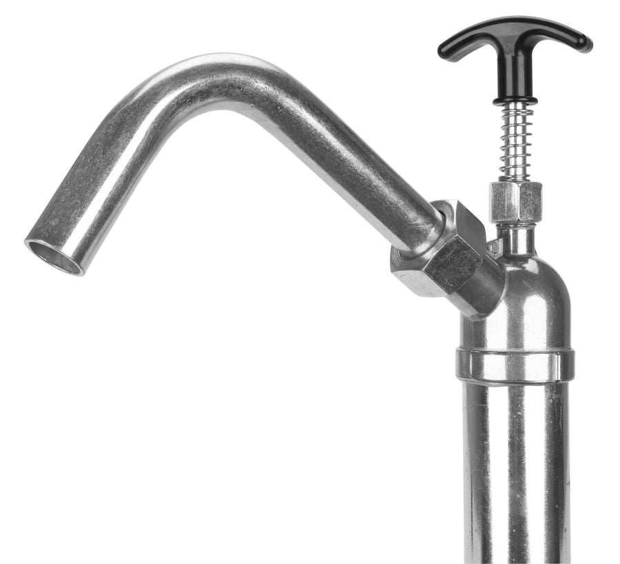 Lift Action Performance Tool W54266 Steel Barrel Pump Dispenser for Fluid Transmission, Silver
