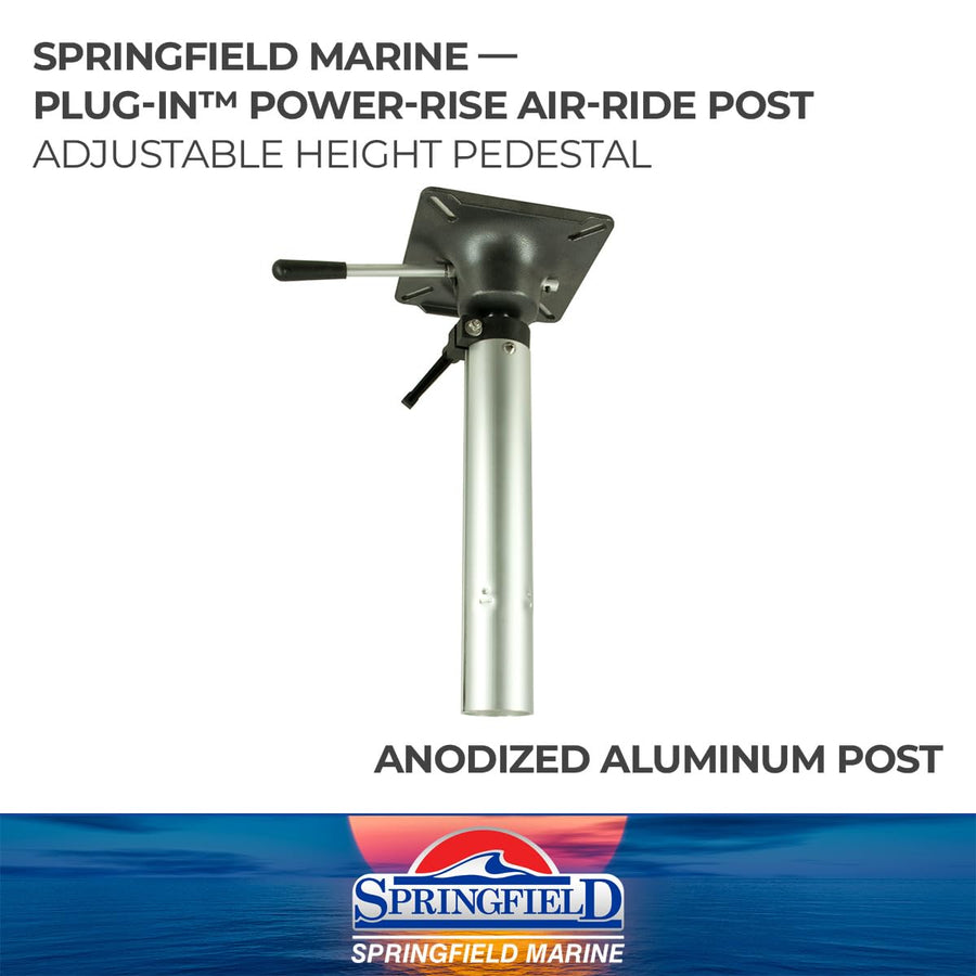 Plug-In Springfield Power-Rise Air-Ride Pedestal - 14-1/4" - 21" Adjustment 1300901