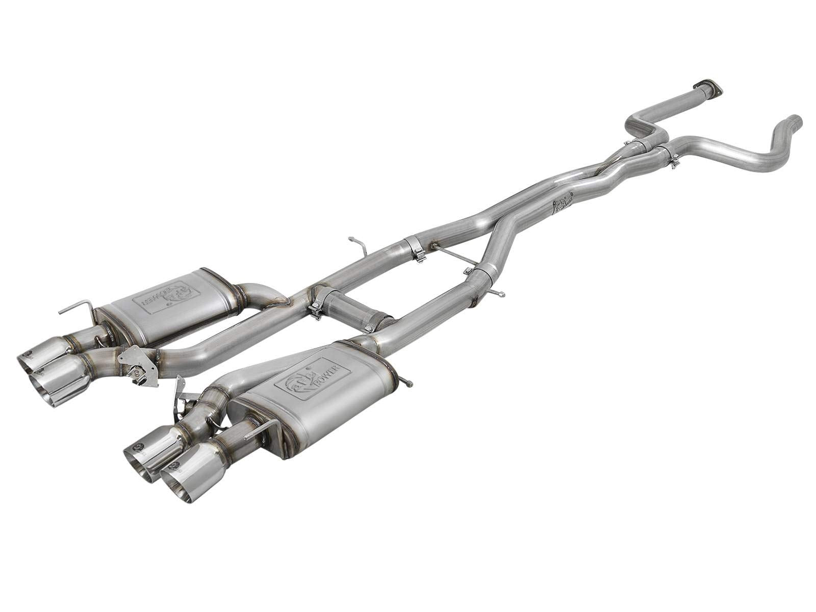 MACH Force-Xp aFe Power Exhaust System (3", Cat-Back, Stainless Steel) 49-34078-P