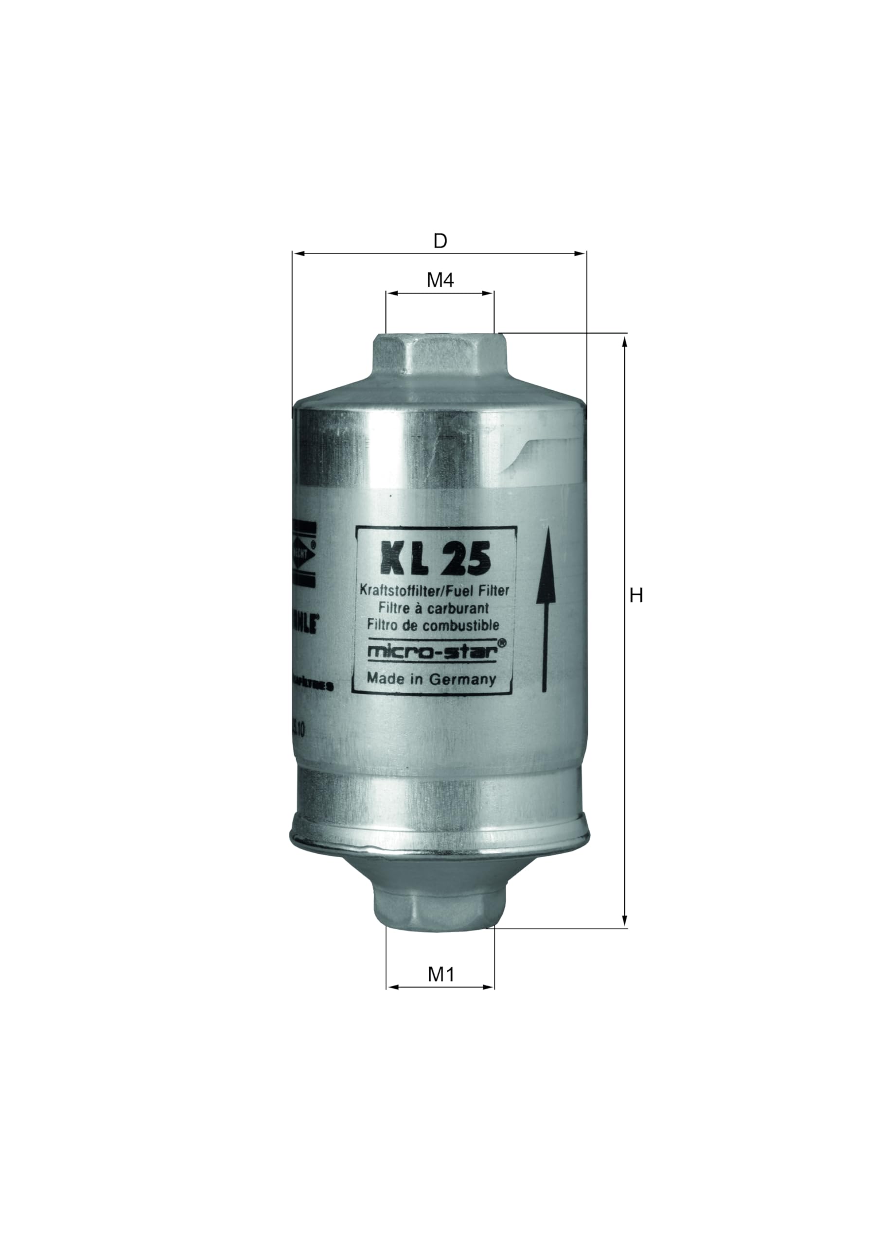 Fuel Filter MAHLE KL 25