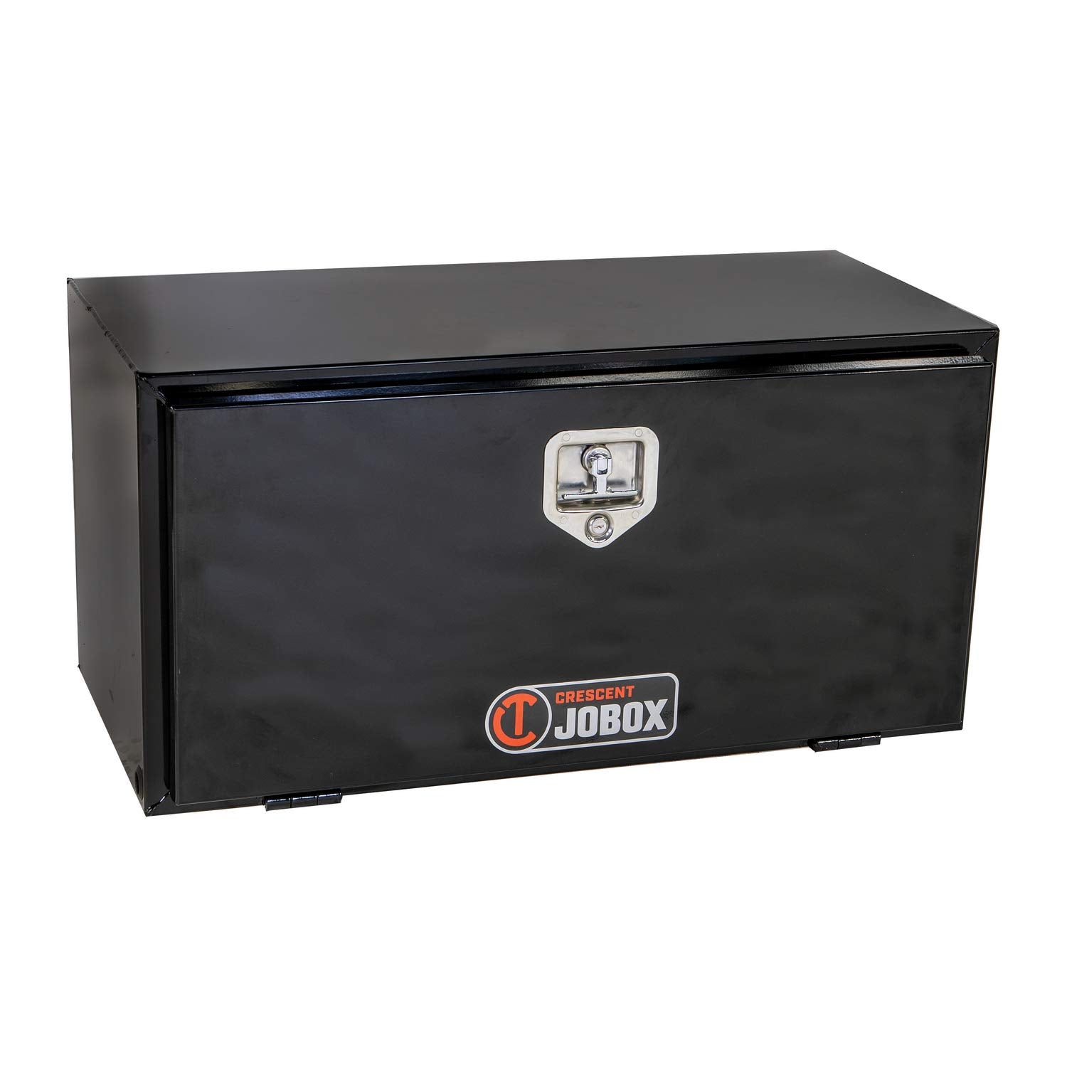 JOBOX Crescent Black Steel Underbed Box 60" x 18" x 18" - 794982