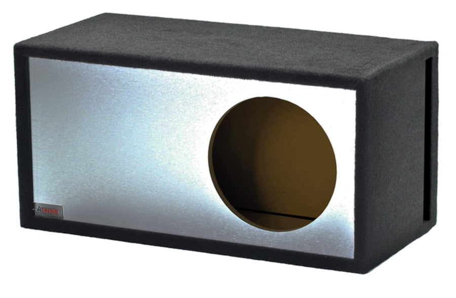 Brushed Aluminum - 10LSVB- 10 in Single Vented SPL- Brushed Aluminum - Proudly USA Built utilizing Our Liquid Ink Process