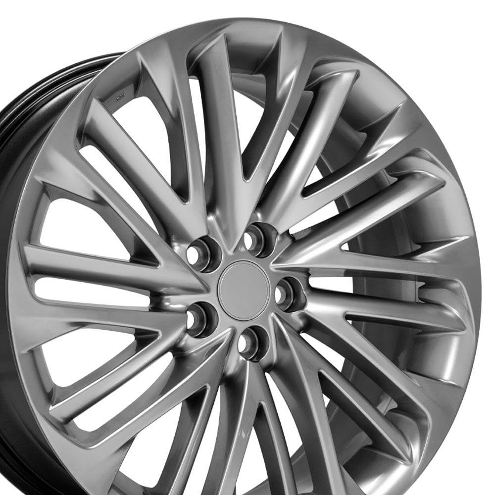 20 Inch OE Wheels LX58 Rim Fits RX350/RX450 Style 5x114.3 20x8 Gloss Hyper Silver - Hollander 74393 (1)