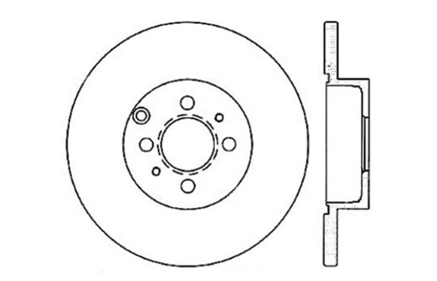 Sport Drilled/Slotted Brake Rotor StopTech 127.51007R (Rear Right), 1 Pack