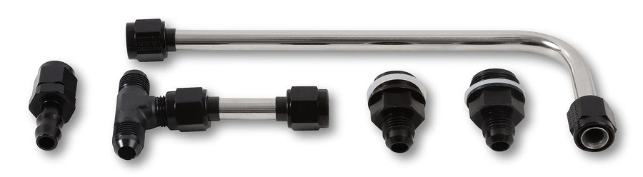 34-600SL-BLKQFT Quick Fuel Dual Feed Fuel Line #6AN (Slayer Series-Black)