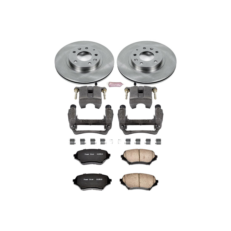 Power Stop KCOE4659 1-Click OE Replacement Brake Kit with Calipers For Mazda MX-5 Miata Autospecialty 2006-2015 [Model Specific]