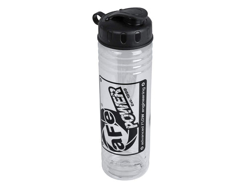 24oz aFe Power Clear Plastic Water Bottle w/Snap Lid 40-10228