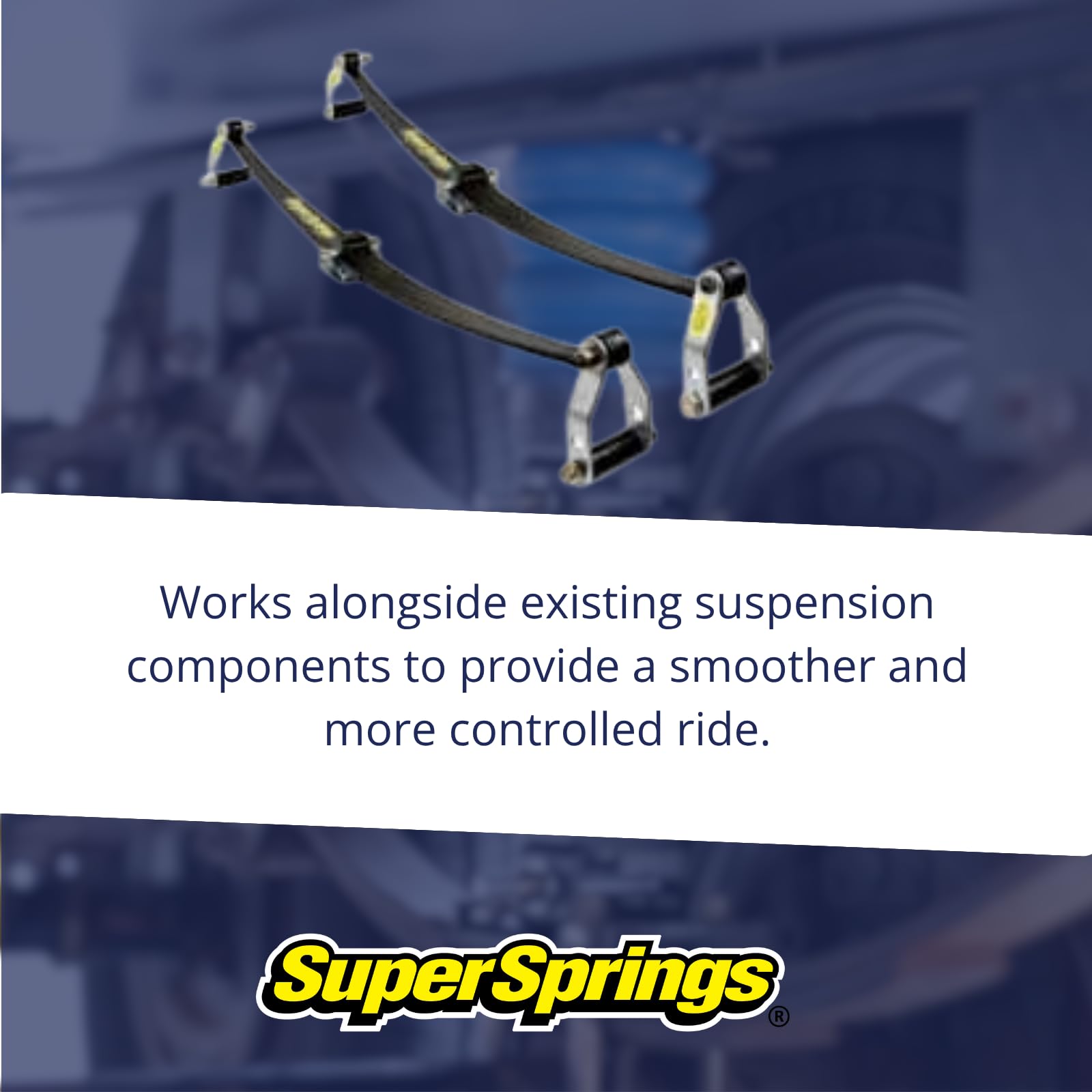 SuperSprings SSA36 for Toyota Tacoma, Black