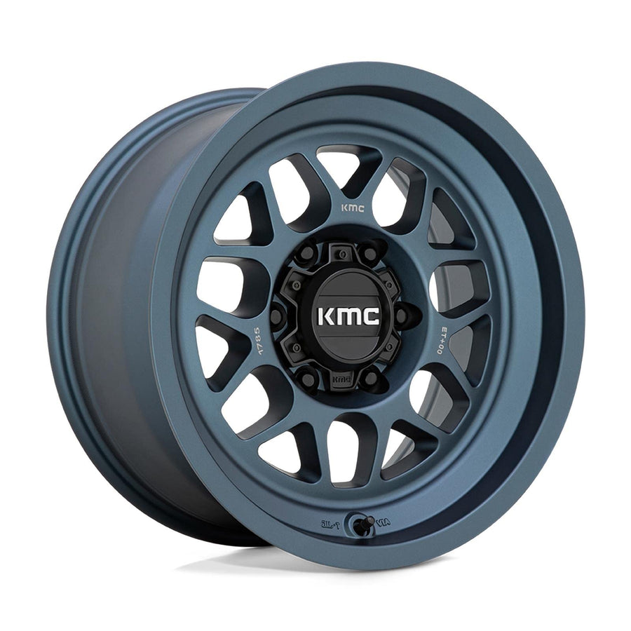 KMC KM725 6X5.5 17X8.5 MTL-BLUE -10MM - KM725LX17856810N