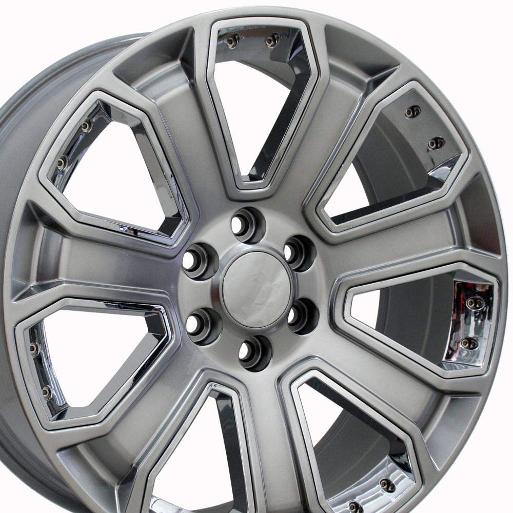 Hyper Black Wheel OE Wheels LLC CV93-20085-6550-31HB-ic Painted (20 x 8.5 inches /6 x 139 mm, 31 mm Offset)