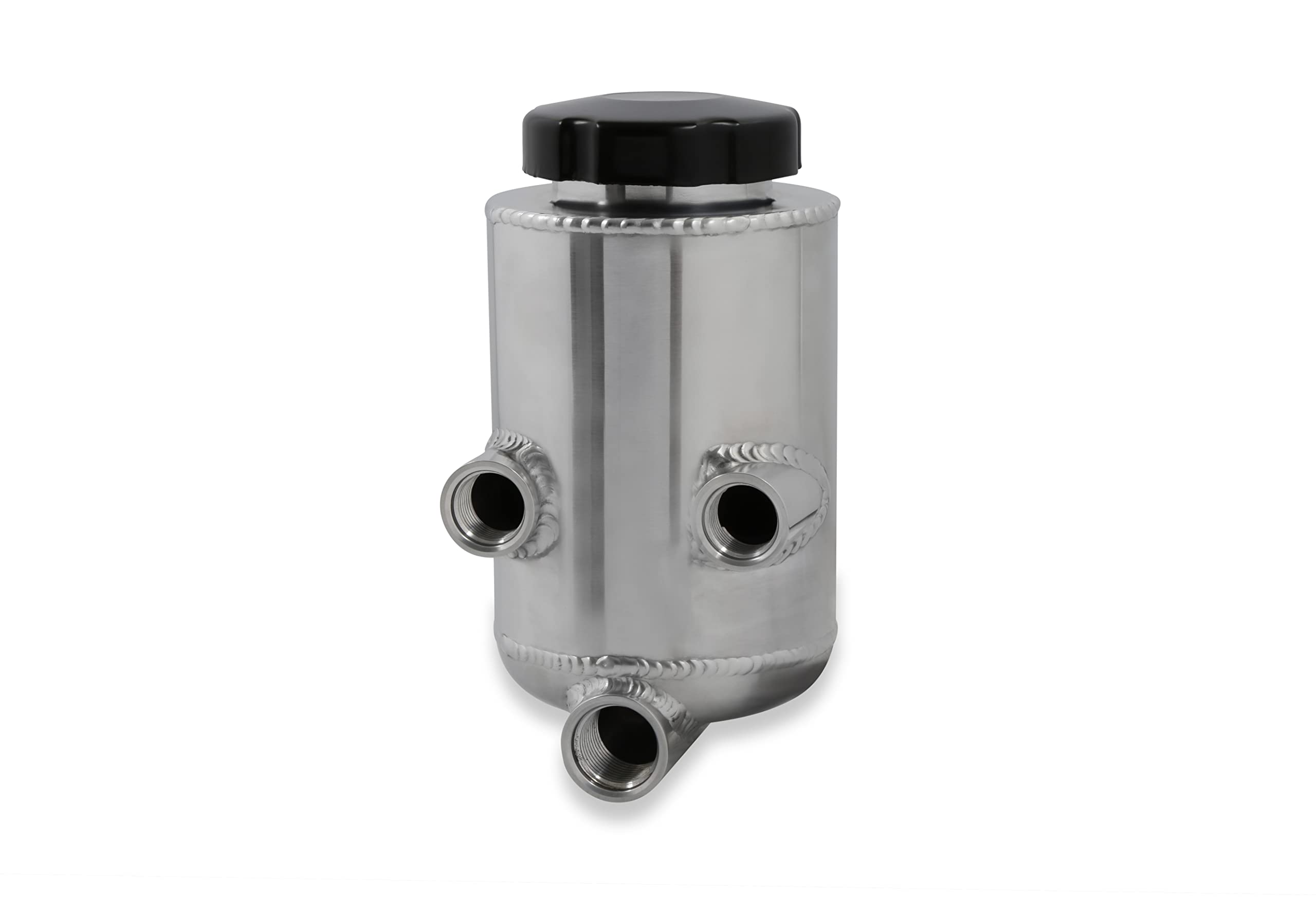 198-211 Holley Power Steering Remote Reservoir Polished Aluminum