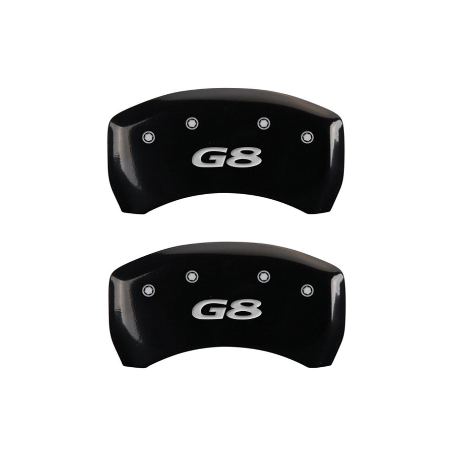 Caliper Covers MGP 18011SPG8BK with Black Powder Coat Finish, (Set of 4)