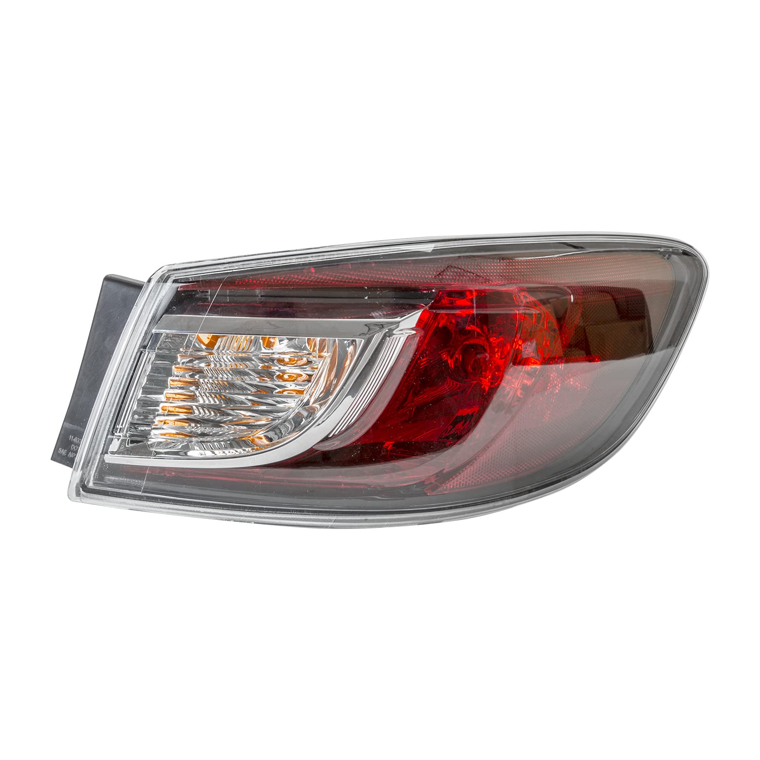 Right TYC Tail Light Assembly Compatible with 2010-2013 Mazda Mazda3