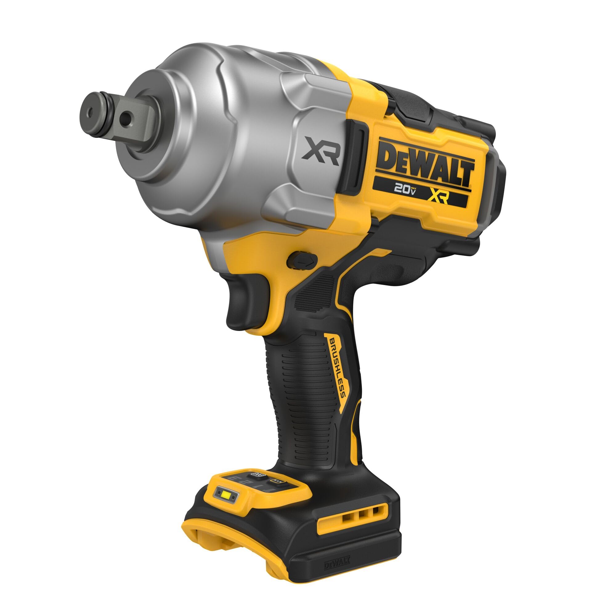 20V MAX XR DEWALT 3/4 Inch Cordless Impact Wrench Brushless Impact Gun with Hog Ring Anvil, High Torque, Tool Only (DCF964B)
