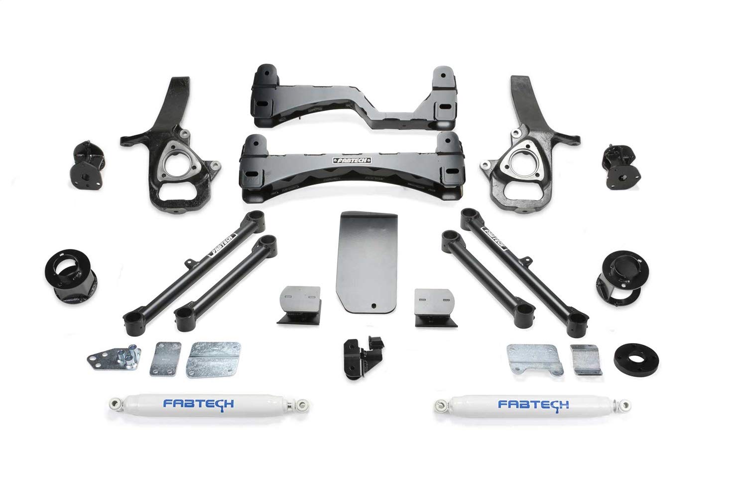 K3086 Fabtech Basic Lift System w/Shocks 6 In. Lift Incl. Performance Shocks Basic Lift System w/Shocks