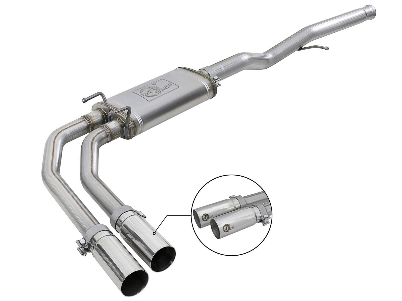 Rebel Series aFe Power 49-44098-P Performance Cat-Back Exhaust System