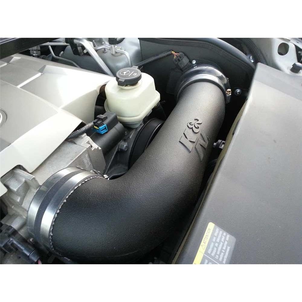Cold Air Intake System K&N: High-Flow Air-Filter, Increase Performance & Horsepower: Compatible with 2004-2005 CADILLAC CTS-V, 57-3054
