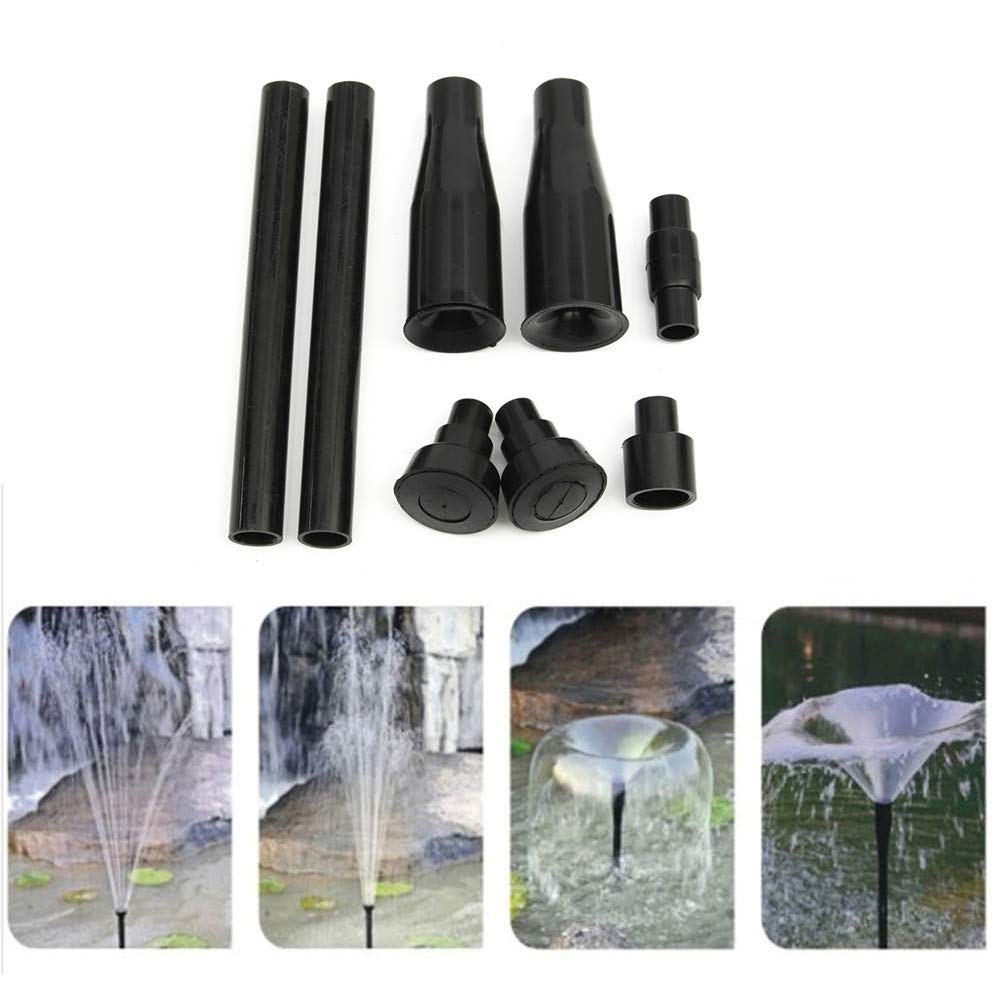 Plastic Garden Waterfall Fountain Cicony Nozzle Head Set