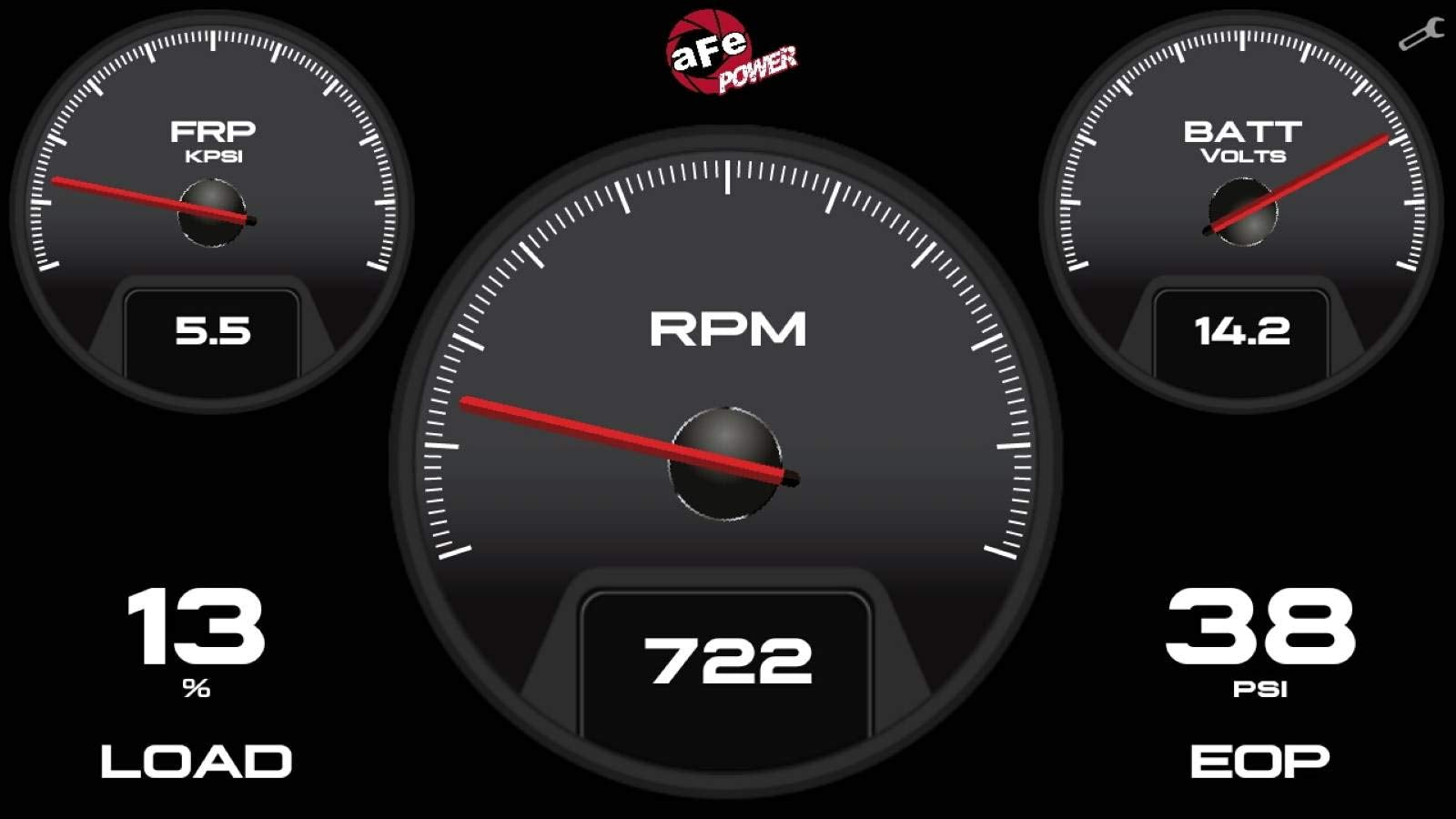 aFe Power AGD 77-91001 Advanced Gauge Display Digital 5-1/2 IN Monitor