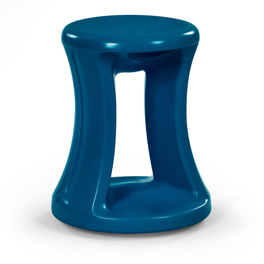 Simplay3 Live Fit American Home Active Balance Chair, 17" Stool for Adults and Teens- Ergonomic Office Desk Chair with Rock, Wobble, Tilt Motion for Learning, Work and Study, Union Blue