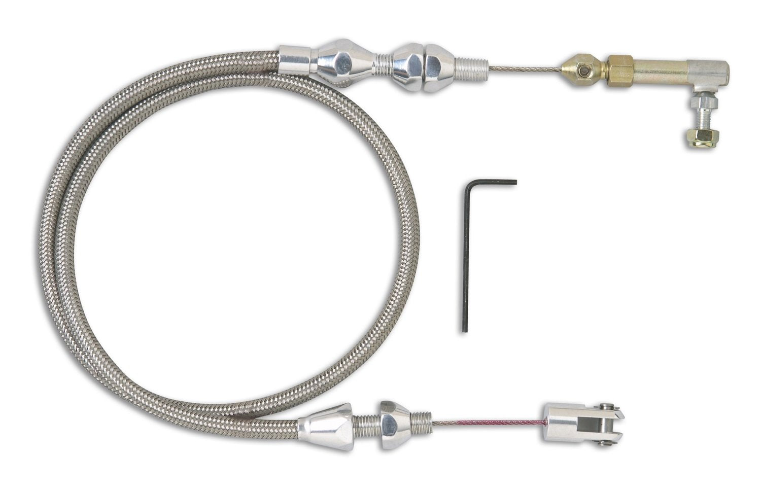 Lokar Performance Products 6 Shooter TCP-1000BGU Polished Bg Throttle Cable Black Housing