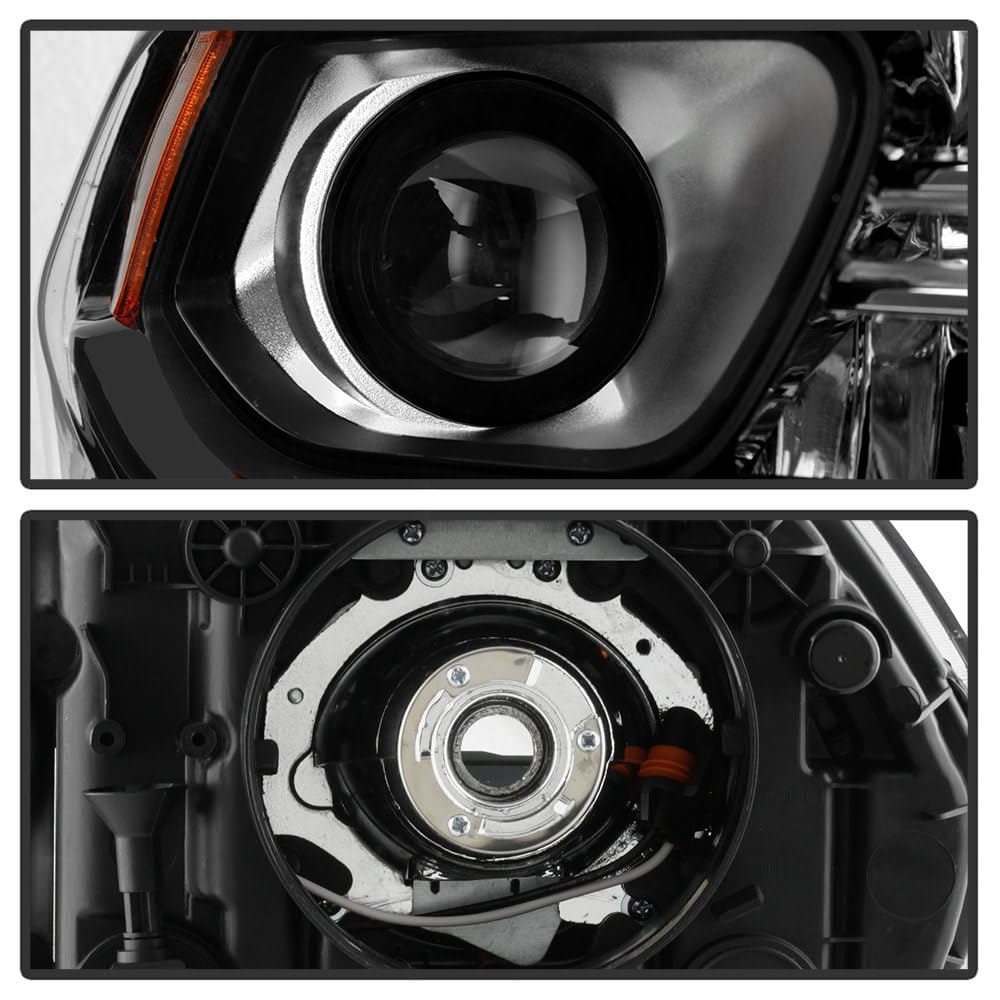 Dodge Durango 2014-2017 Spyder (OE) Halogen Without DRL LED Models Only (Do Not Fit Xenon HID Models) OEM Style Driver Side Headlight - Right - Black
