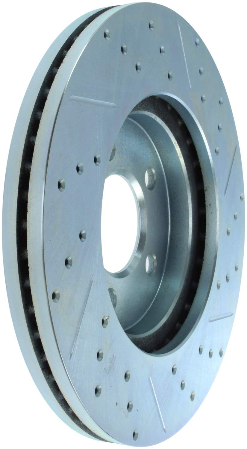 Front Right StopTech 227.61072R Select Sport Drilled and Slotted Brake Rotor