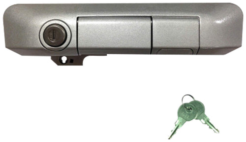 Manual Tailgate Lock for Toyota Tacoma – Pop & Lock, Fits 2005 to 2015 Models (OEM Color Silver Streak Mica PL5505, Standard Lock)
