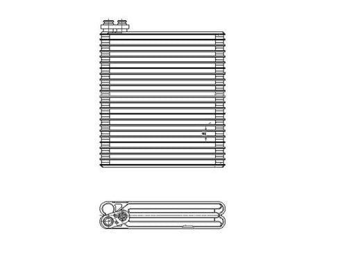 Evaporator TYC 97119 Compatible with 2007-2008 Dodge Ram 1500 Pickup