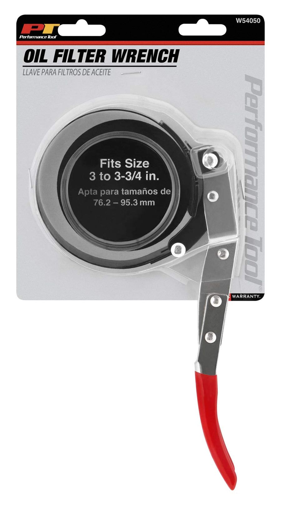 W54050 Performance Tool Truck & Tractor Oil Filter Wrench (3-Inch to 3-3/4)