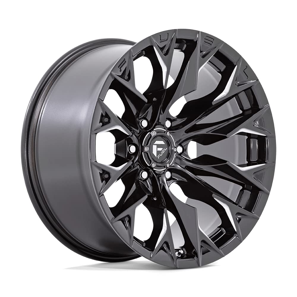 FUEL OFF-ROAD 20X10 FLAME 8X6.5 4.79-18mm GLOSS BLACK MILLED - D80320008247