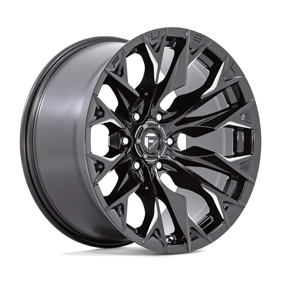 FUEL OFF-ROAD 20X10 FLAME 8X6.5 4.79-18mm GLOSS BLACK MILLED - D80320008247
