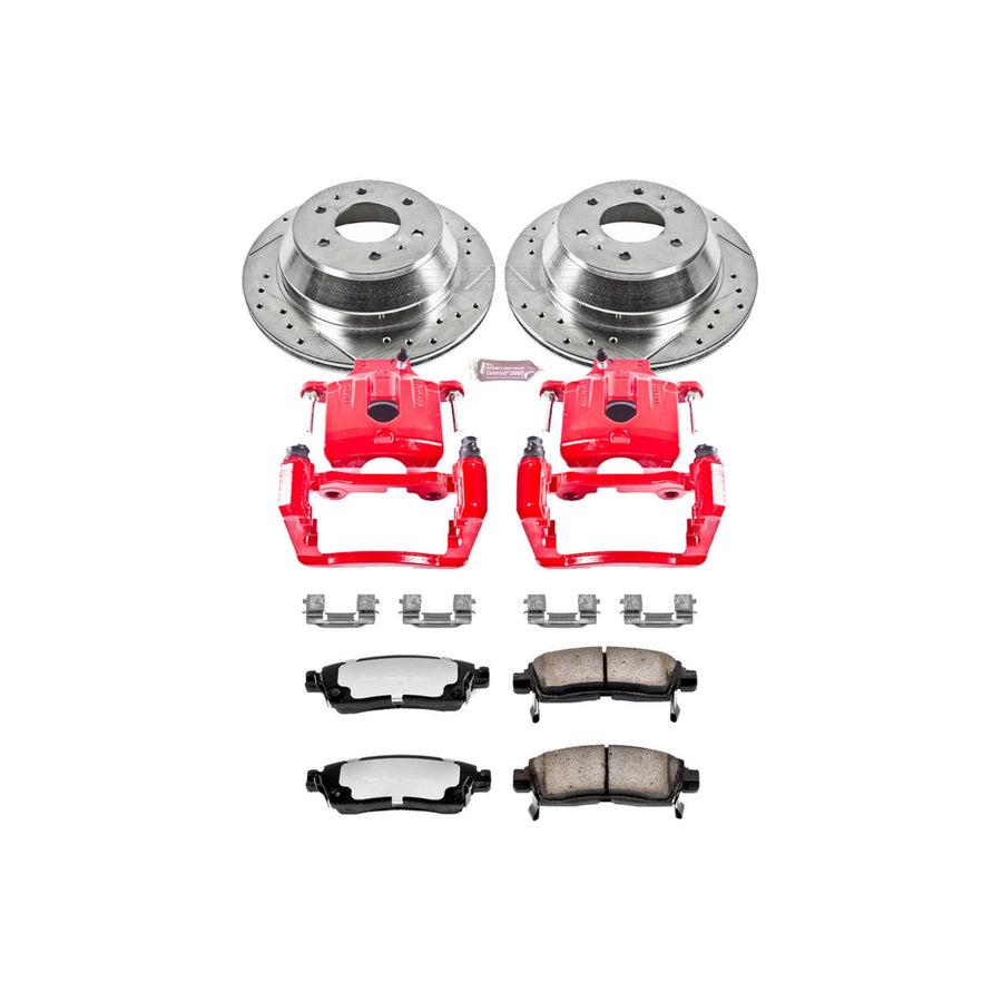 Power Stop Rear KC2050-36 Z36 Truck and Tow Brake Kit with Calipers For Rainier, SSR, Trailblazer, Trailblazer EXT, Envoy, Envoy XL, Envoy XUV, Ascender, Olds Bravada, Saab 9-7x [Model Specific]