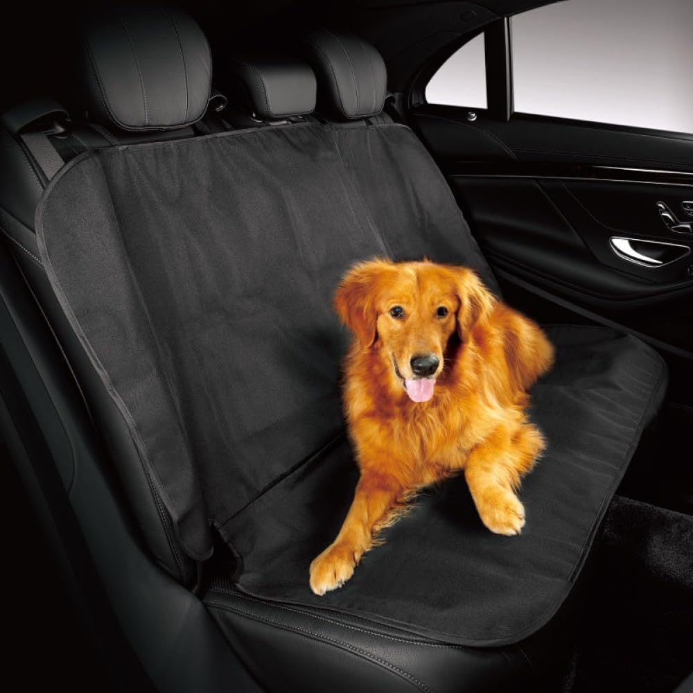 3D MAXpider Custom Fit Bench Seat Defender Seat Cover (Black) Universal Car Compatible with Sedan, SUV, Van, Truck - Back Protector (1 Ctn = 20 Pcs)
