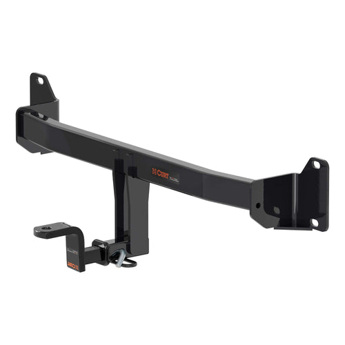 CURT Class 1 Trailer Hitch with Ball Mount, 1-1/4-In Receiver, Fits BMW X2 Select