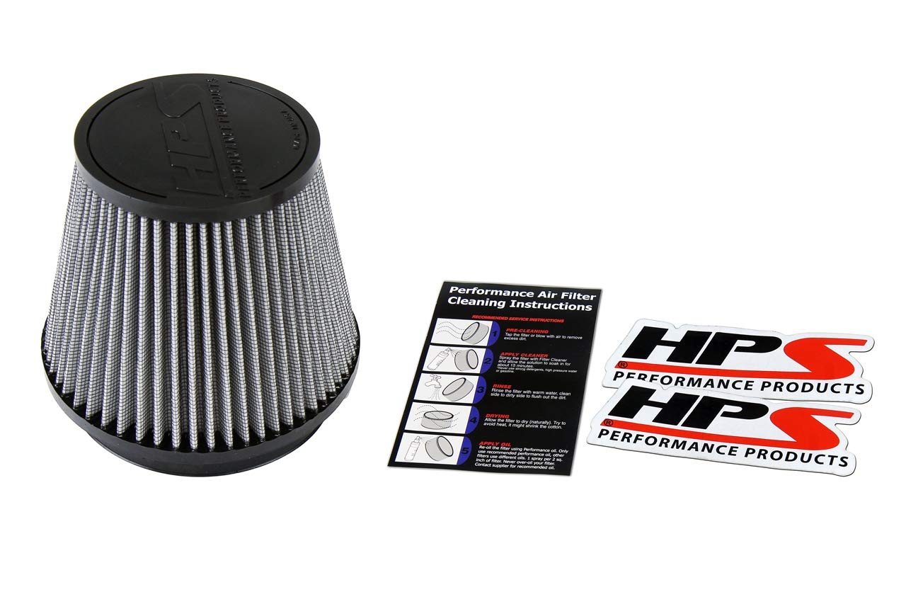 HPS Automotive Performance Air Filter 6" ID, 6" Element Length, 7" Overall Length