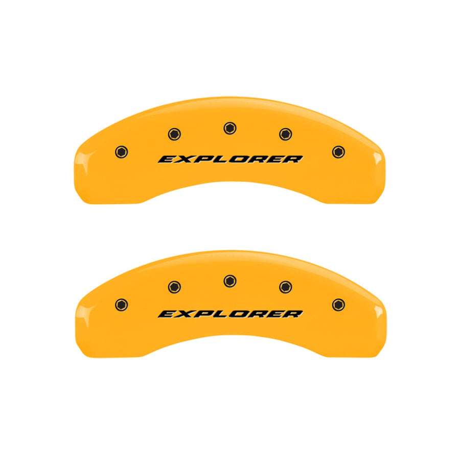 Caliper Covers MGP 10041SXPLYL, Yellow