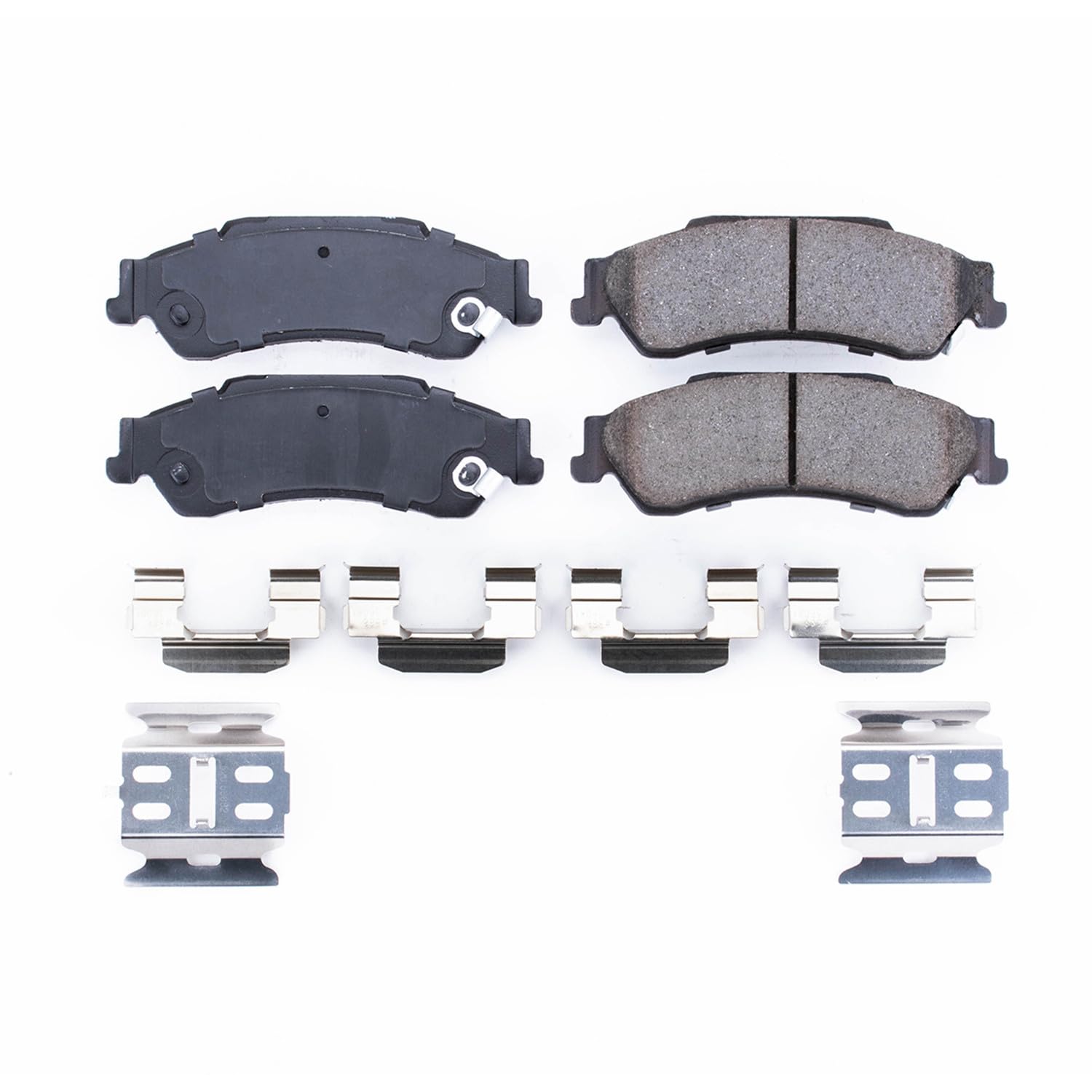 Power Stop Brake Kit Front For Chevrolet Blazer 1997-05 |S10 1998-04 |GMC Jimmy 1997-05 |Sonoma 1998-04 |Isuzu Hombre 1998-00 |Bravada 1997-01 - Ceramic Brake Pads With Installation Hardware, 17-729