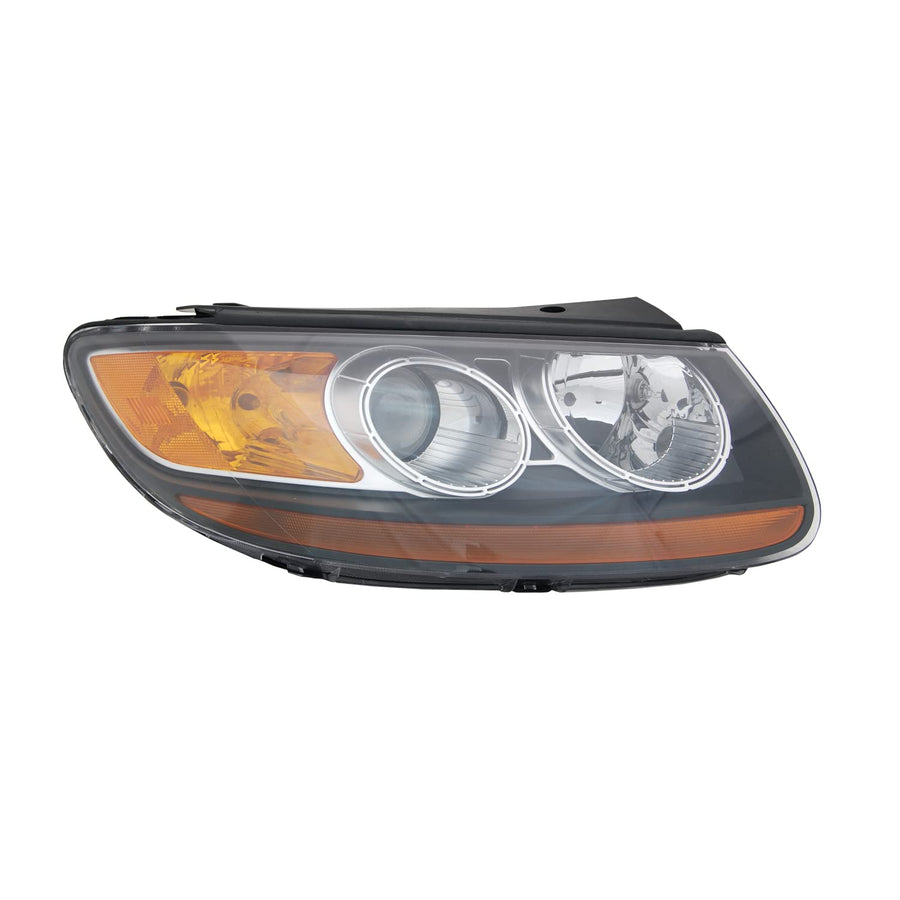 Right TYC Headlight Assembly Compatible with 2007-2007 Hyundai Santa Fe