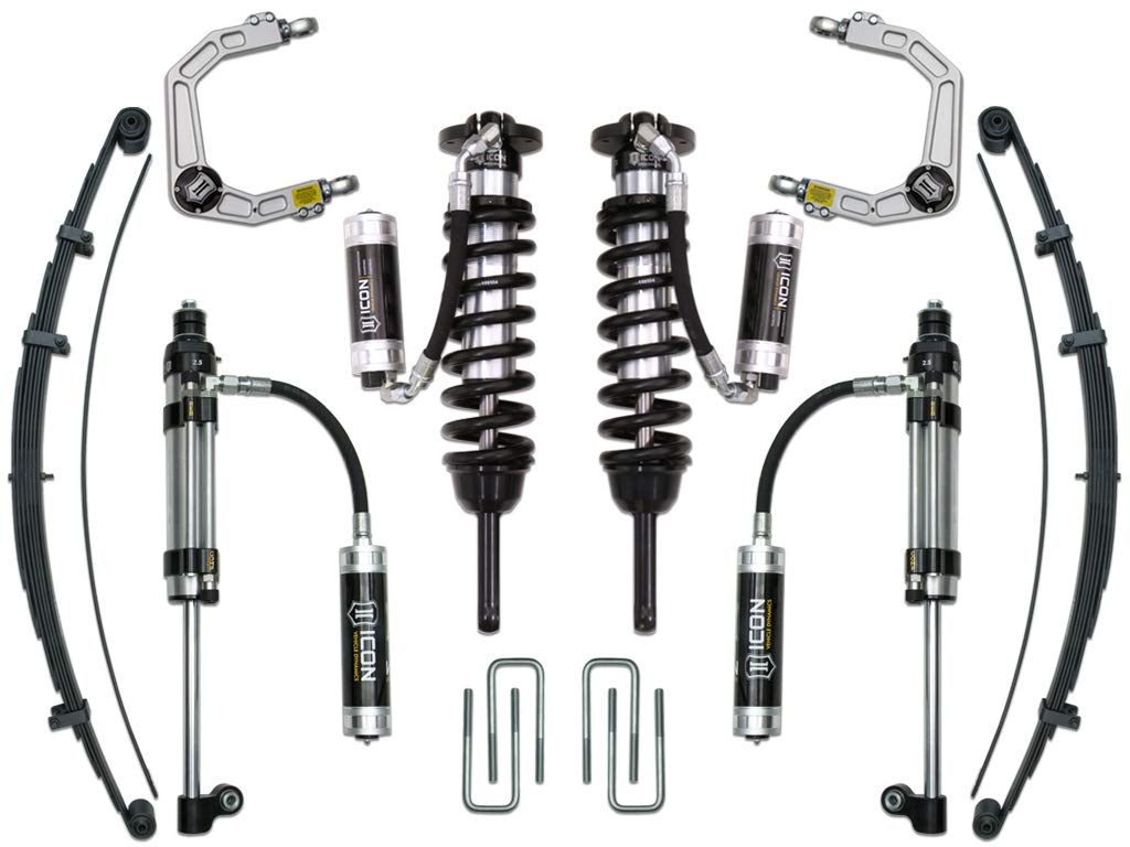 Stage 10 ICON Suspension System, Billet UCA, Compatible with 2005-15 Toyotaa Tacoma 0-3.5" lift / 16-Up 0-2.75" lift, K53010