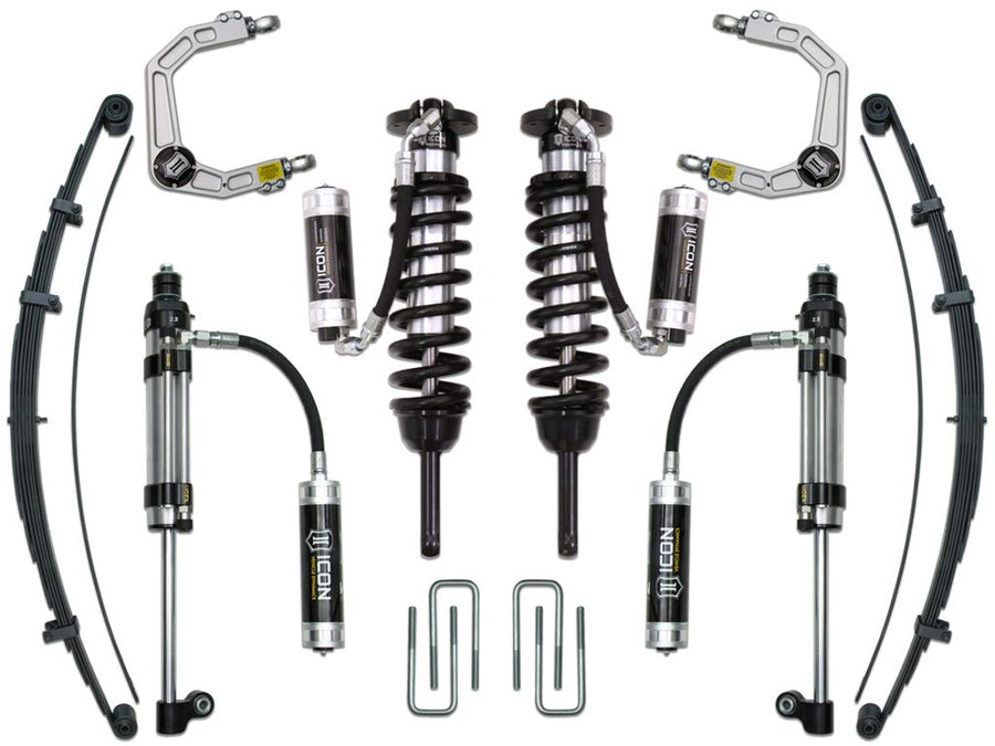 Stage 10 ICON Suspension System, Billet UCA, Compatible with 2005-15 Toyotaa Tacoma 0-3.5" lift / 16-Up 0-2.75" lift, K53010