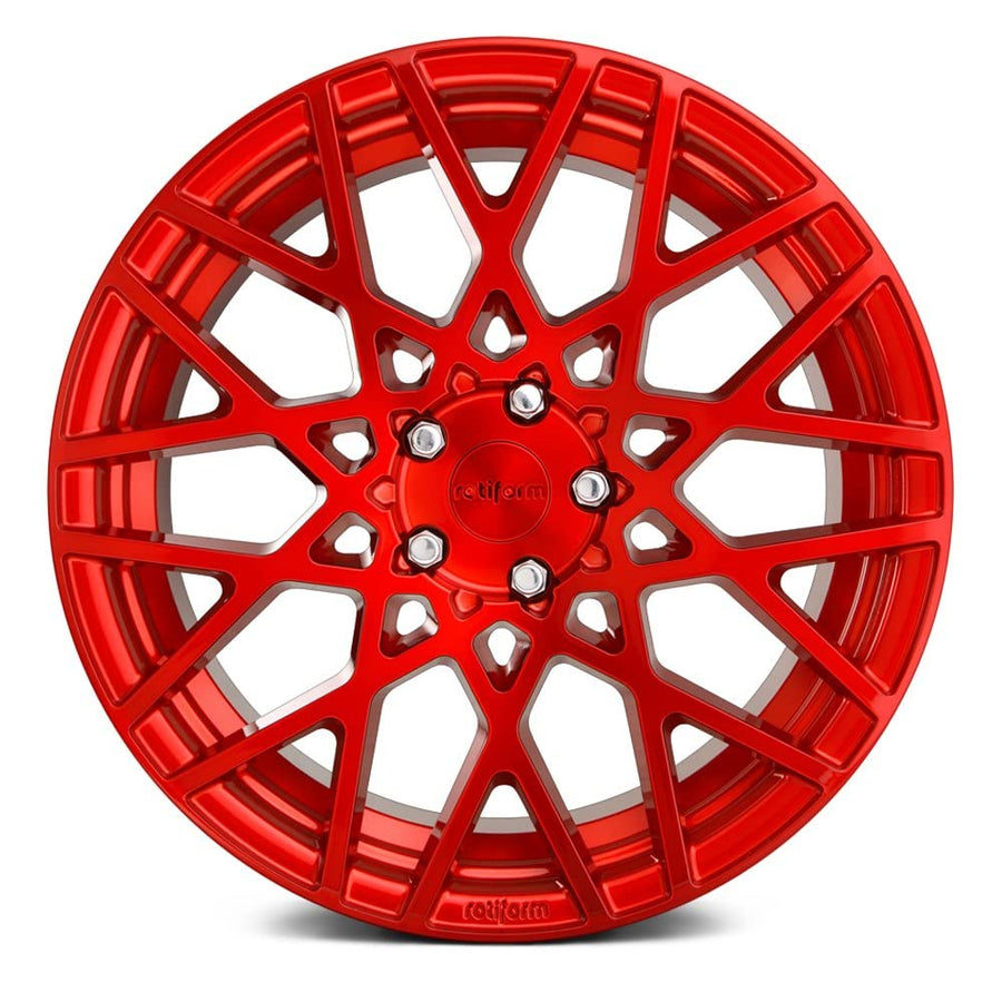 R109 Rotiform 19X8.5 5X112 GL-RED 45MM - R1091985F8+45