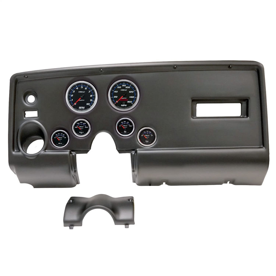AutoMeter Dash Kit Direct Fit, (3 3/8" X2, 2 1/16" X4), Pontiac Firebird 69, Cobalt (2912-05)
