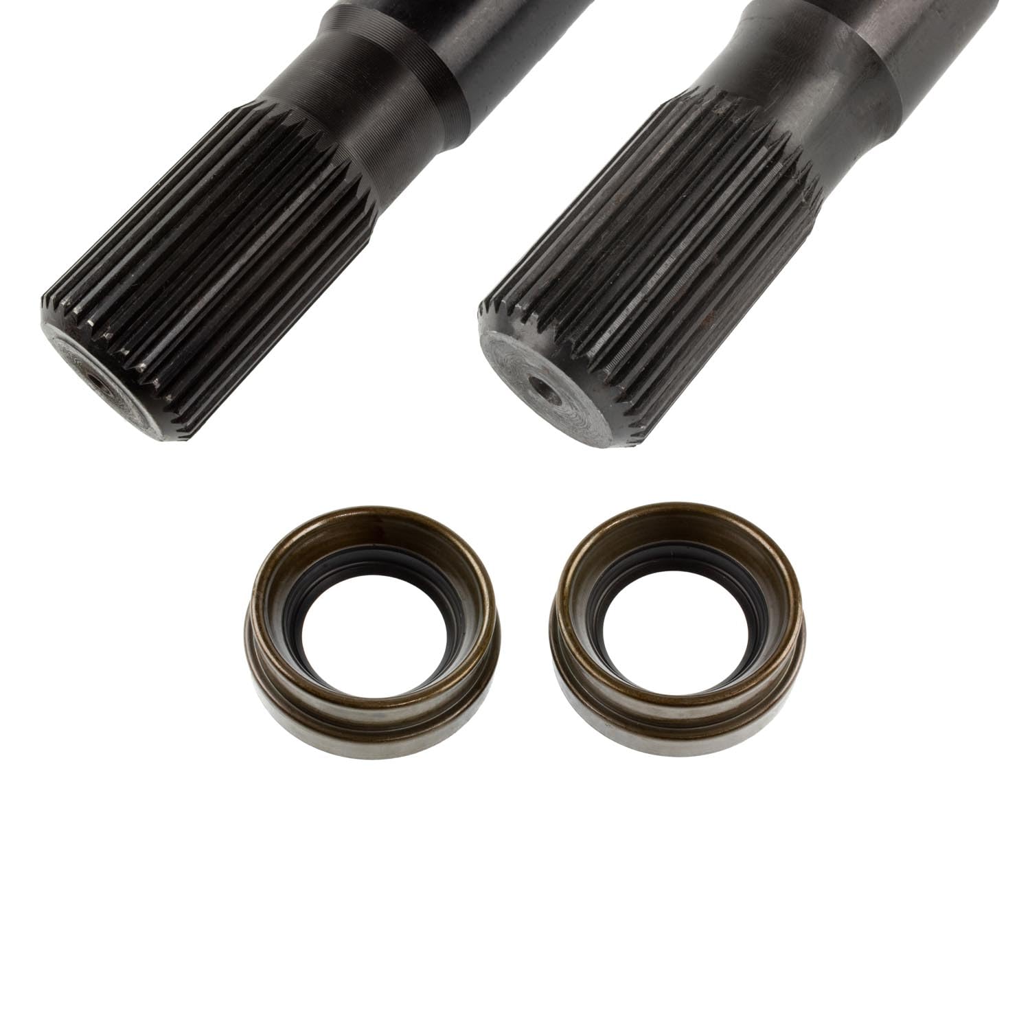Drive Axle Shaft TEN Factory MG20665B for Dana 60 Reverse, Axle Length: 36.68", 35 Spline, Chromoly Construction - Fits Ford F-350 (1983-1991), Replaces: Spicer 10007819, Alloy USA 10665