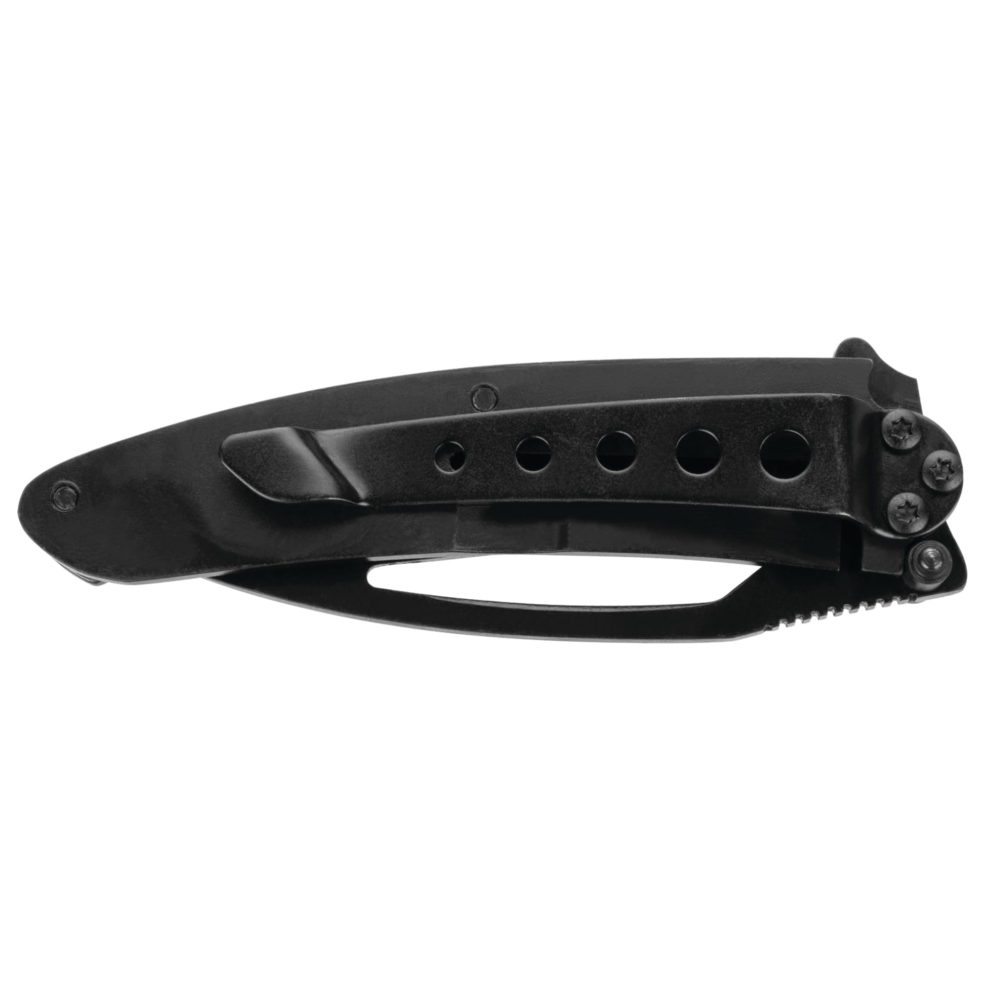 Aneko Performance Tool 5.5-Inch Stainless Steel Pocket Knife, Black