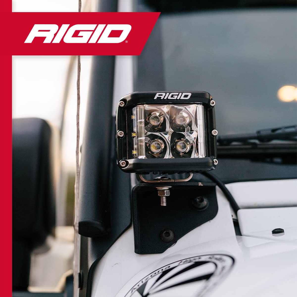 D-Ss Series RIGID INDUSTRIES Black Light Cover: Automotive Headlight Protector