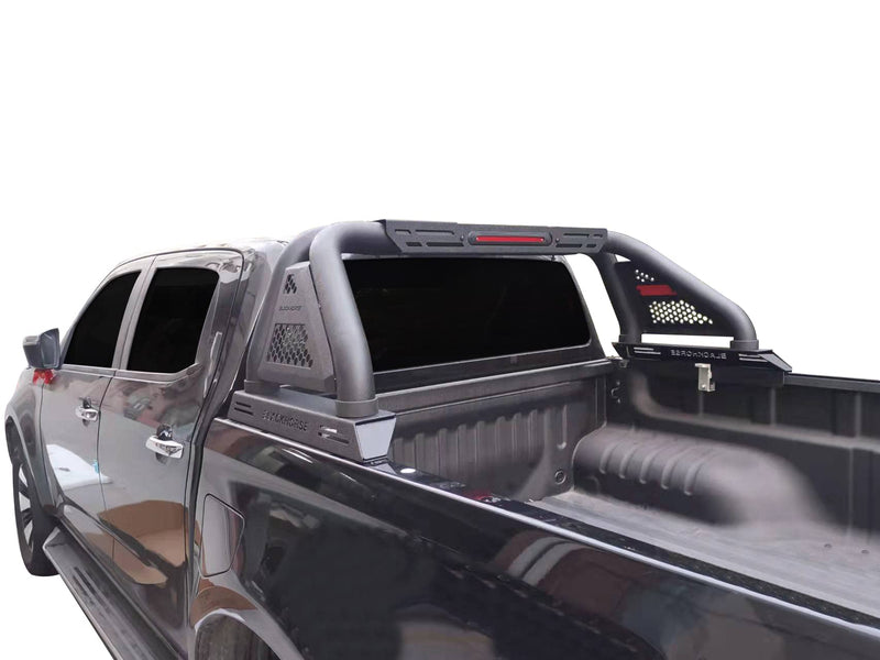 Black Horse Off Road Modular Classic Pro Roll Bar Textured Black Compatible with 2020-2023 Jeep Gladiator-RB09MT